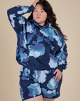 Heavyweight Oversized Hoodie - Blue Magic Waters