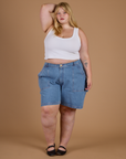Carpenter Shorts - Medium Wash