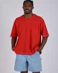 Burly Jersey - Mustang Red