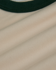 Calypso Tee in Off White Multi fabric detail close up