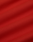 Cropped Tank Top in Mustang Red fabric detail close up