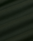 Cropped Tank Top in Swamp Green fabric detail close up