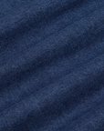 Denim Overshirt in Dark Wash fabric detail close up