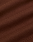 Mini Tank in Fudgesicle Brown fabric detail close up