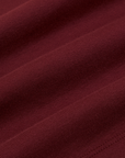 Mini Tank in Red Wine fabric detail close up