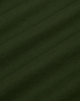 Pantry Button-Up in Evergreen fabric detail close up
