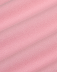 Cropped Tank Top in Baby Pink fabric detail close up