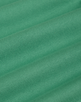 Cropped Tank Top in Seafoam Green fabric detail close up