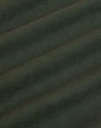 Pantry Button-Up in Swamp Green fabric detail close up