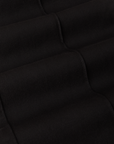 Western Pants in Basic Black fabric detail close up