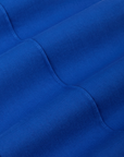 Western Pants in Royal Blue fabric detail close up
