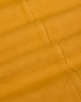 Denim Work Jacket in Mustard Yellow fabric detail close up