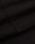 Classic Work Shorts in Basic Black fabric detail close up