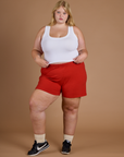 Athletic Shorts - Mustang Red