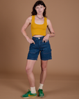 Carpenter Shorts - Dark Wash