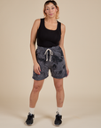 Heavyweight Sweat Shorts - Black Magic Waters