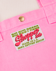 Shopper Tote Bag in Bubblegum Pink close up