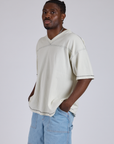 Burly Jersey - Vintage Tee White