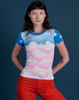 Airbrush Cloud Baby Tee on Alex