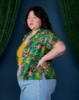Pond Party Pantry Button-Up side view on Ashley