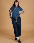The Organic Vintage Tee - French Blue