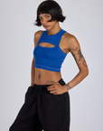Porthole Tank - Royal Blue