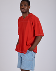 Burly Jersey - Mustang Red