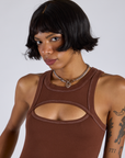 Porthole Tank - Fudgesicle Brown