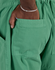 Short Sleeve Jumpsuit - Seafoam Green