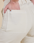 Work Pants - Vintage Tee White