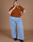 Burly Tee - Burnt Terracotta