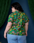 Pond Party Pantry Button-Up back view on Ashley