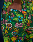Close up of Kandia's hand in the back pocket of Work Pants in Pond Party