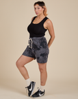 Heavyweight Sweat Shorts - Black Magic Waters