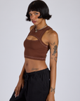 Porthole Tank - Fudgesicle Brown
