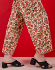 Hot Stuff Drop Pocket Cargo Pants side pant leg close up on Alex