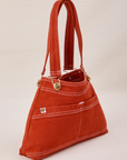 Overall Handbag in Paprika angled view