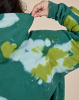 Heavyweight Oversized Hoodie - Green Magic Waters