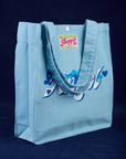 Angled front view of Angel Shopper Tote