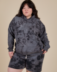 Heavyweight Oversized Hoodie - Black Magic Waters