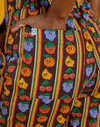 Short Sleeve Jumpsuit - Fruit Fantasy