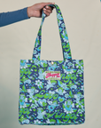 Angel Printed Shopper Tote held by model