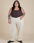 Work Pants - Vintage Tee White