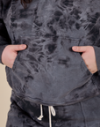 Heavyweight Oversized Hoodie - Black Magic Waters