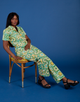 Spring Quilt Print Jumpsuit worn by Kandia