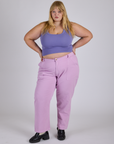 Work Pants - Lilac Purple