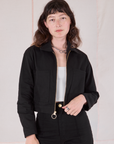 Mechanic Jacket in Basic Black on Alex
