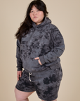 Heavyweight Oversized Hoodie - Black Magic Waters