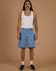 Carpenter Shorts - Medium Wash