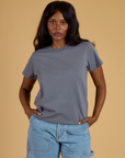 The Organic Vintage Tee - Washed Grey